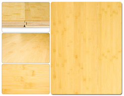 Horizontal Bamboo Flooring, Natural