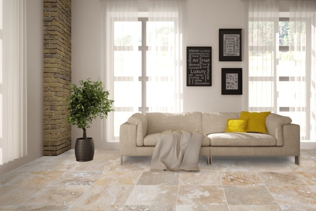 travertine tiles