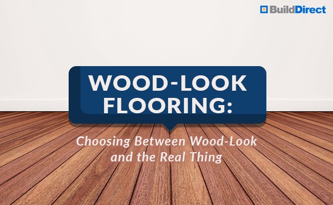 wood look flooring choosing between look and real